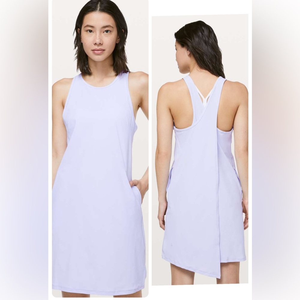 NWOT - *Rare Lululemon Early Morning Dress *Serene Blue (US 6)